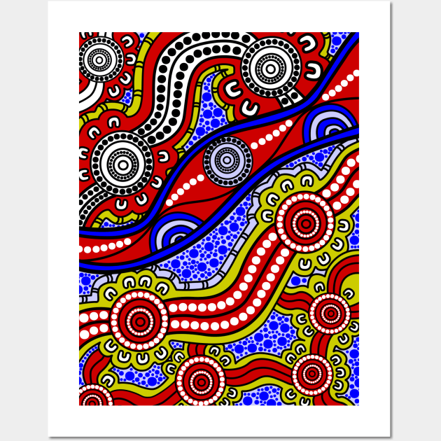 Aboriginal Art - Welcome To Country 2 Wall Art by hogartharts